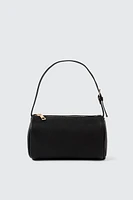 Ardene Barrel Shoulder Bag in Black | 100% Recycled Polyester | Eco-Conscious