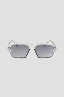 Ardene Man Aviator Sunglasses For Men in Light Grey