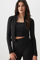 Ardene Butter Fitted Jacket in | Size | Nylon/Elastane