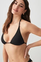 Ardene Triangle Bikini Top in | Size | Polyester/Nylon/Spandex | Microfiber