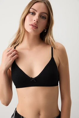 Ardene Everyday Seamless Triangle Bralette in | Size | Nylon/Elastane