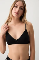 Ardene Everyday Seamless Triangle Bralette in | Size | Nylon/Elastane
