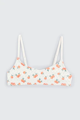 Ardene Kids Crochet Bikini Top in | Size | Polyester/Spandex/Elastane