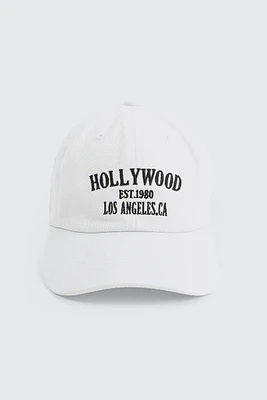 Ardene Athletic Dept Cap in White | 100% Cotton