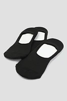 Ardene Man 3-Pack of Shoe Liners For Men in Black | Polyester/Elastane