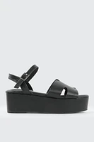 Ardene Platform H Strap Sandals in | Size | Eco-Conscious