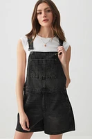 Ardene Denim Overall Shorts in | Size | 100% Cotton