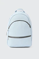 Ardene Faux Leather Backpack in Light Blue | Faux Leather/Polyester