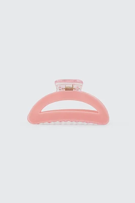Ardene Cutout Hair Claw in Medium Pink
