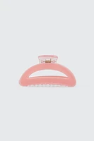 Ardene Cutout Hair Claw in Medium Pink