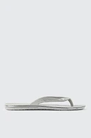 Ardene Braided Jelly Flip-Flops Sandals in Grey | Size