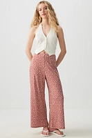 Ardene Culottes with Side Slits in Medium Pink | Size XS | Polyester/Elastane