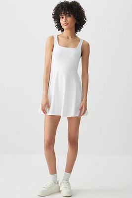 Ardene Butter Sports Dress in White | Size | Nylon/Elastane