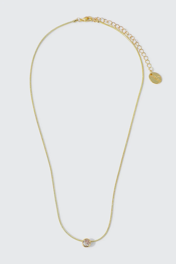 Ardene 14K Gold Plated Necklace with Pendant