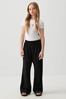 Ardene Kids Wide Leg Pants in | Size Small | Viscose