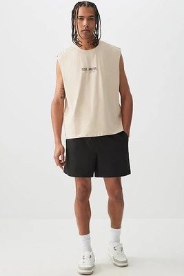Ardene Man Brief Lined Shorts For Men in Black | Size | Polyester/Elastane