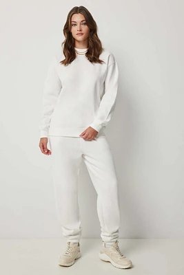 Ardene Solid Baggy Sweatpants in | Size | Polyester/Cotton | Fleece-Lined | Eco-Conscious