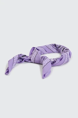 Ardene Light purple Paisley Bandana in Lilac | Polyester