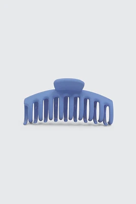 Ardene Large Hair Claw in Medium Blue | Eco-Conscious