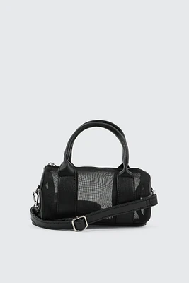 Ardene Barrel Crossbody Bag in | 100% Recycled Polyester | Eco-Conscious
