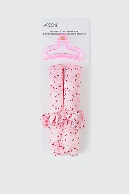 Ardene 4-Piece Hair Curler Set in Light Pink