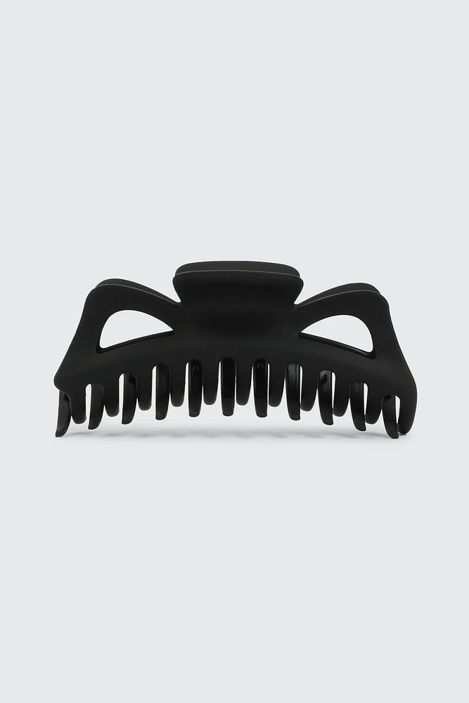 Ardene Large Hair Claw in Black | Eco-Conscious