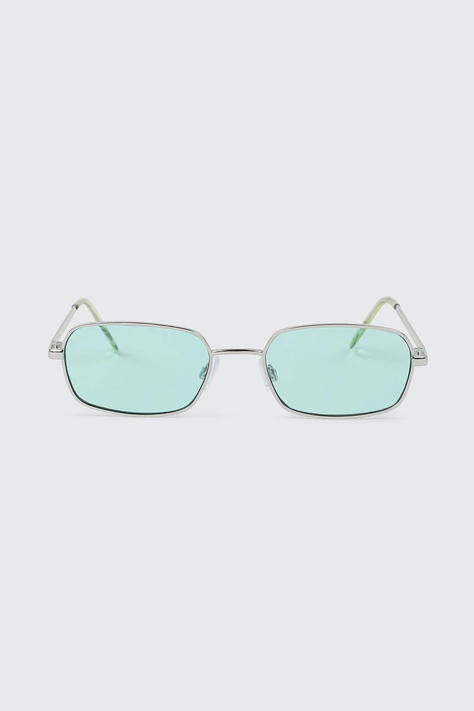 Ardene Slim Rectangular Sunglasses in Light