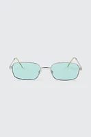 Ardene Slim Rectangular Sunglasses in Light