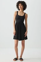 Ardene Super Soft Tank Mini Dress with Pockets in | Size | Polyester/Elastane