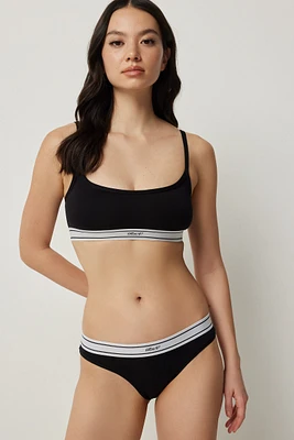 Ardene Bikini Panty with Signature Waistband in | Size | Rayon/Elastane | Eco-Conscious