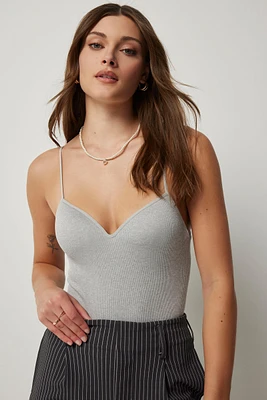 Ardene Seamless Rib Bodysuit in | Size | Polyester/Nylon/Elastane