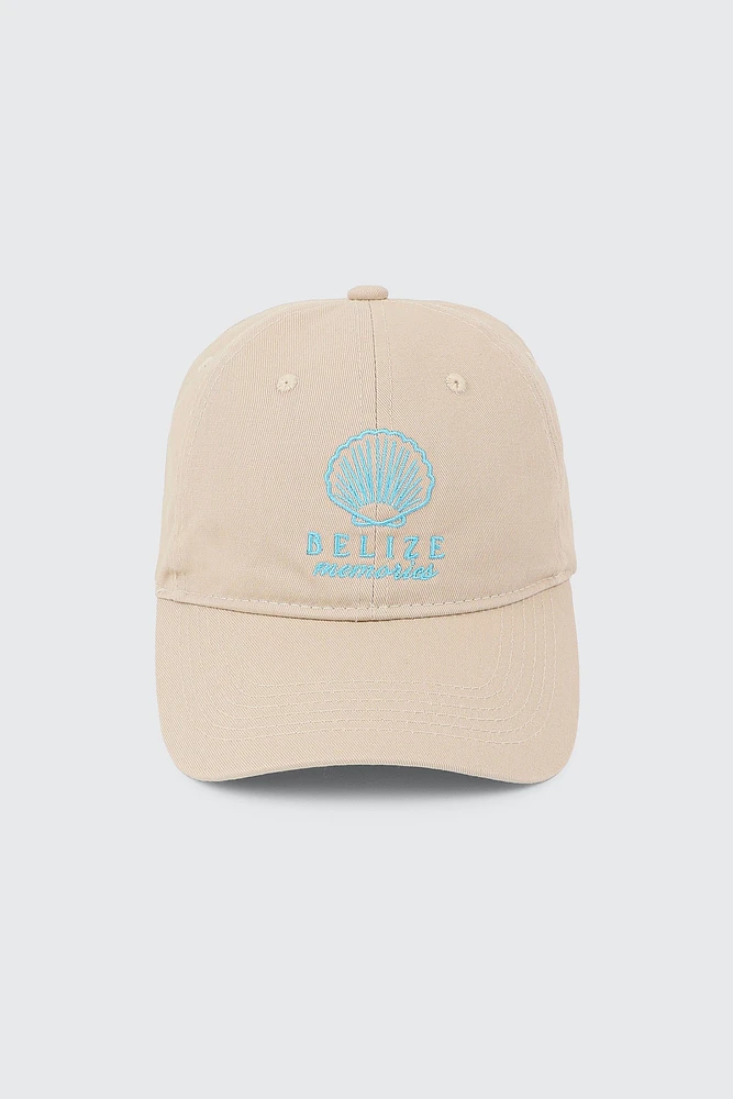 Ardene Belize Memories Cap in Beige | 100% Cotton