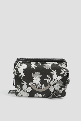 Ardene Envelope Phone Bag in Black | Faux Leather/Polyester