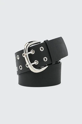 Ardene Eyelet Belt in | Size | Faux Leather