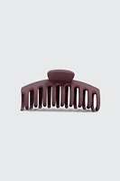 Ardene Hair Claw in Burgundy | Eco-Conscious