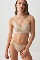 Ardene TRUNUDE Invisible Bralette in Beige | Size | Nylon/Spandex | Microfiber