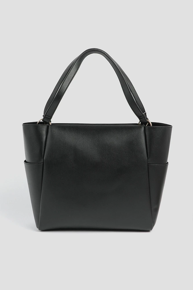 Ardene Faux Leather Tote Bag in