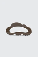 Ardene Cloud Cutout Hair Claw in Brown