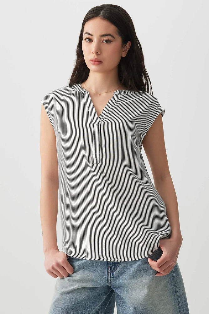 Ardene Basic Dolman Cap Sleeve Tunic | Size | Rayon | Eco-Conscious | 100% Recycled