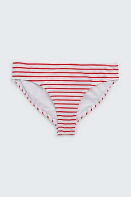 Ardene Kids Printed Swim Bottom in | Size | Polyester/Nylon/Elastane | Microfiber