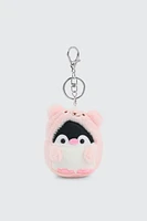 Ardene Plushie Penguin in Costume Charm in Light Pink