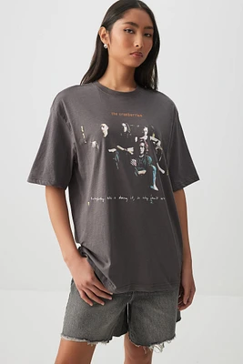 Ardene Oversized The Cranberries T-Shirt in Dark Grey | Size | 100% Cotton