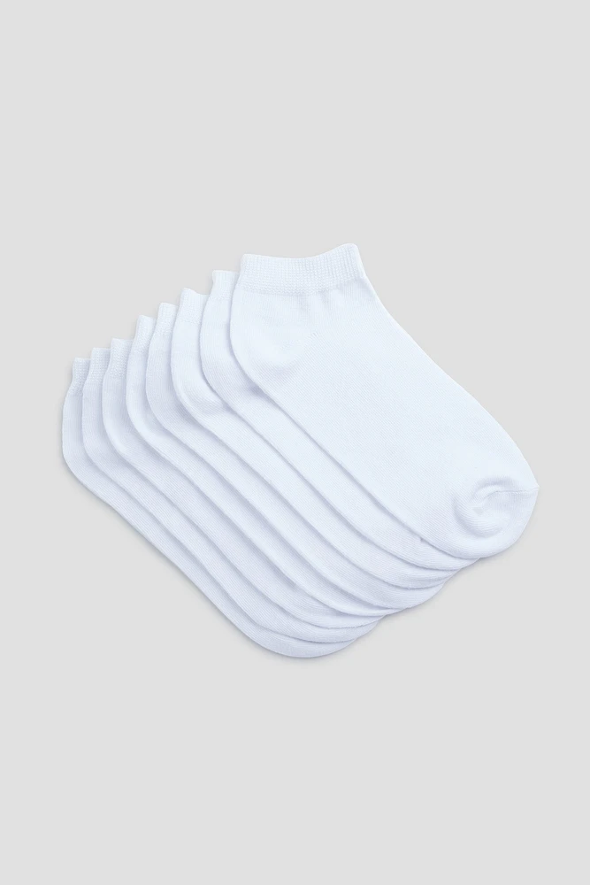 Ardene 4-Pack Solid Ankle Socks in | Polyester/Cotton/Elastane