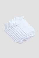 Ardene 4-Pack Solid Ankle Socks in | Polyester/Cotton/Elastane