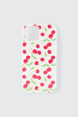 Ardene Cherry iPhone 13/14/15 Case in Clear