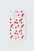 Ardene Cherry iPhone 13/14/15 Case in Clear