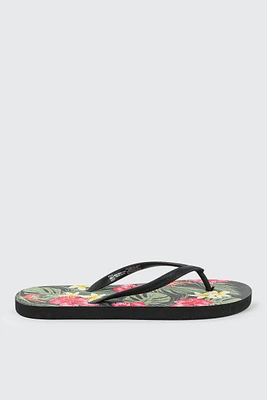 Ardene Printed Flip-Flops Sandals | Size | Eco-Conscious