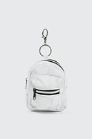 Ardene Backpack Coin Purse in White | Faux Leather