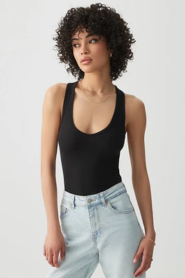 Ardene Basic Super Soft Short Racerback Tank in | Size | Polyester/Elastane | Eco-Conscious