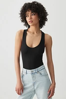 Ardene Basic Super Soft Short Racerback Tank in | Size | Polyester/Elastane | Eco-Conscious